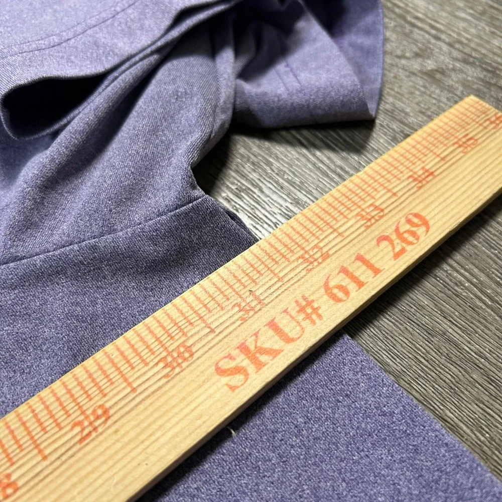 Adidas Polo Shirt 4XLT Tall Purple Heathered Short Sleeve Performance Golf Tee